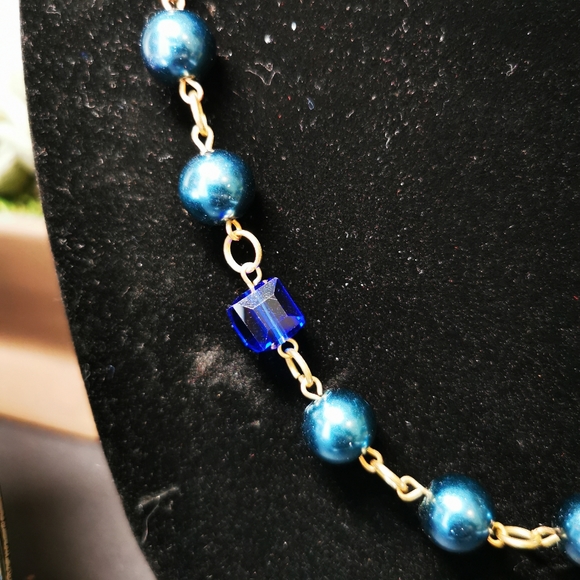 Lot of Jewelry, Trinket Dish, and Trinket ~ 8 Pieces ~ I'm Blue - Picture 3 of 16